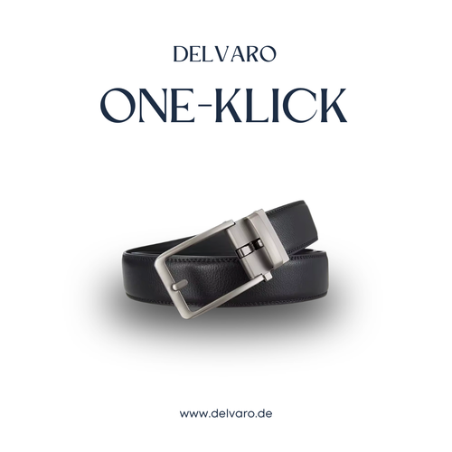 Delvaro One-Klick | Automatik Ledergürtel